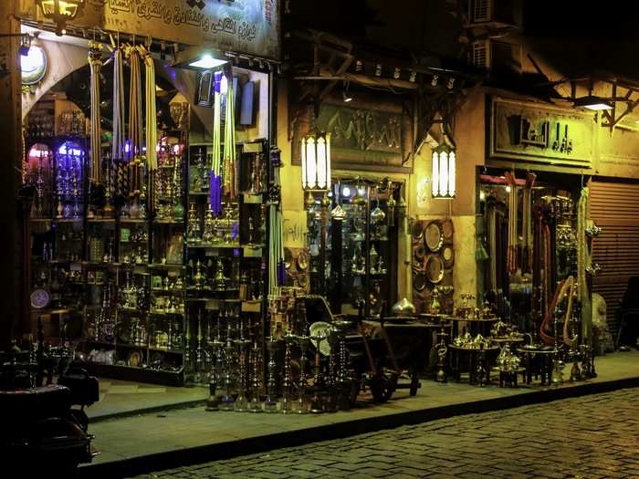 Old Cairo and its amazing array of goods