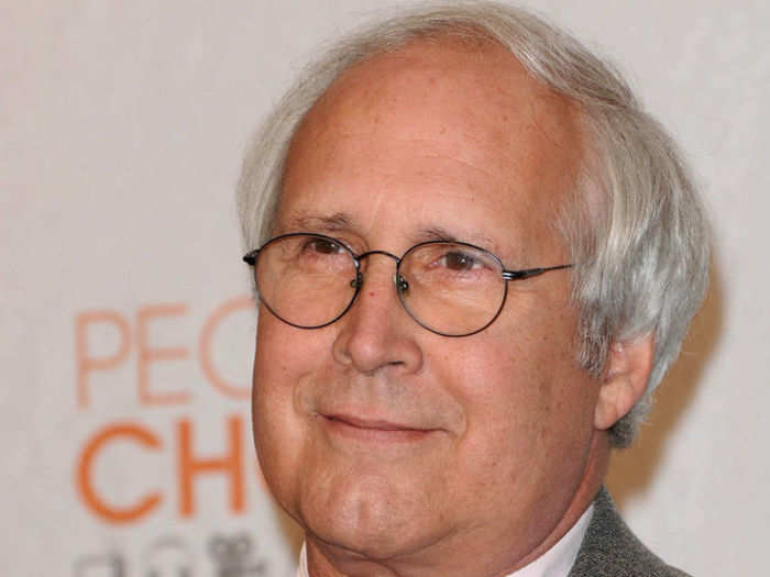 10. Chevy Chase is a private school kid with literary and musical parents.