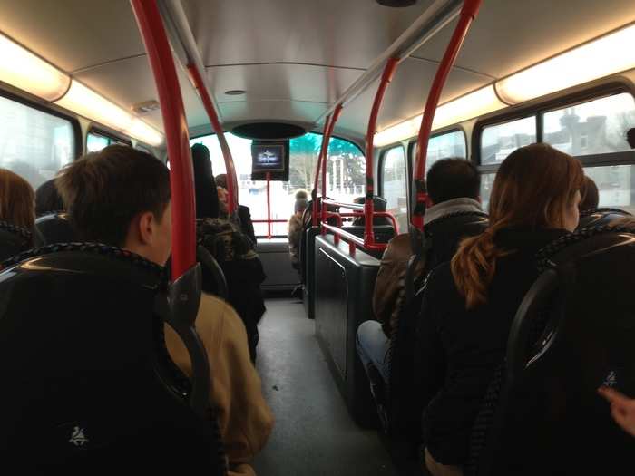 Every train that comes to Watford is full of Harry Potter fans. They come from everywhere — even New Zealand. Some have scars painted on their foreheads and round glasses on their heads.