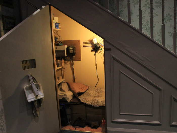 But now, while waiting, you get to see something--the original set of "the cupboard under the stairs" (Harry Potter