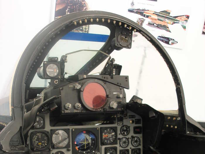 Still, compared to the more advanced cockpit of the F-4 (pictured) ...