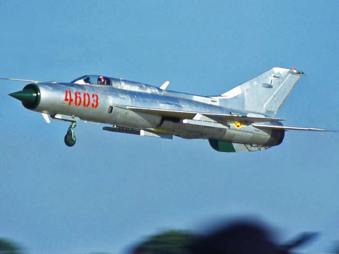 According to satellite imagery, some of their MiG 21