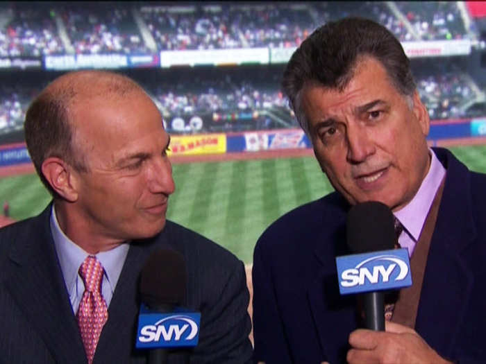Mets announcer Keith Hernandez is now without his famous mustache
