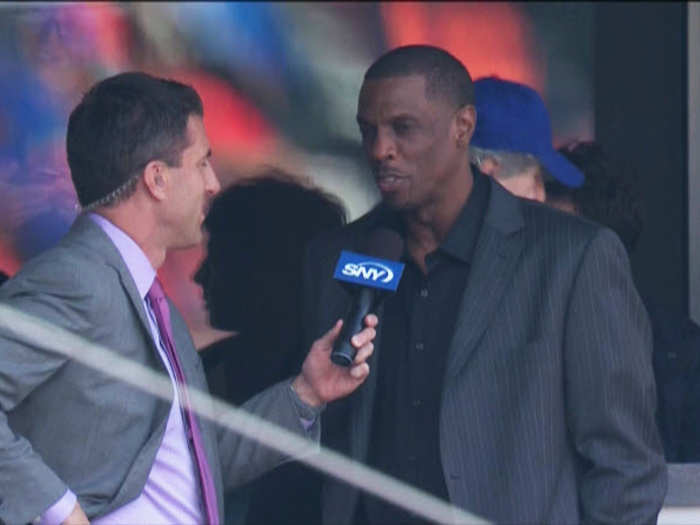 It is good to see Dwight Gooden looking healthy and fit