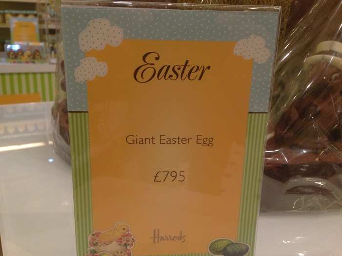 (The "Giant Easter Egg" costs $1,211 at today