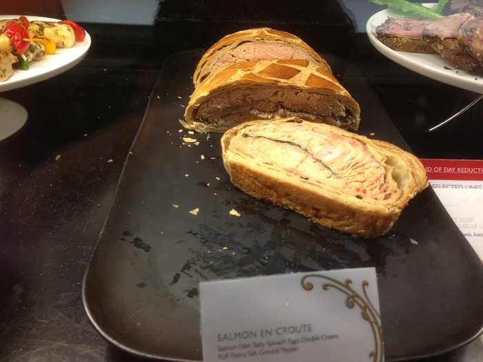 And, of course, Harrods salmon en croute.