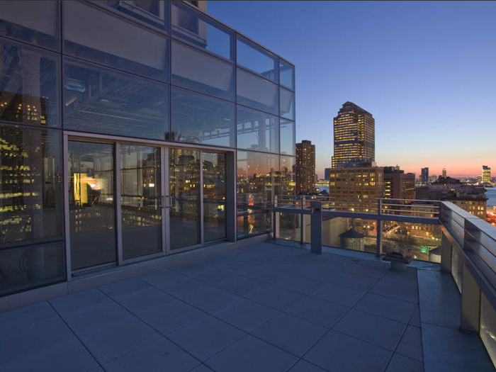 The penthouse is a 6,096 square foot duplex.