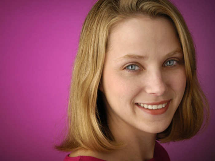 Yahoo CEO Marissa Mayer, then: