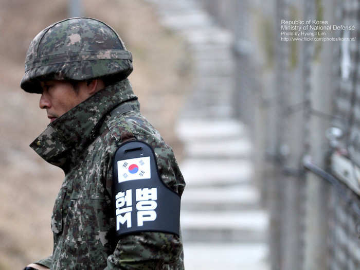 Though security is tight, just last year a young North Korean soldier cut through the fence.