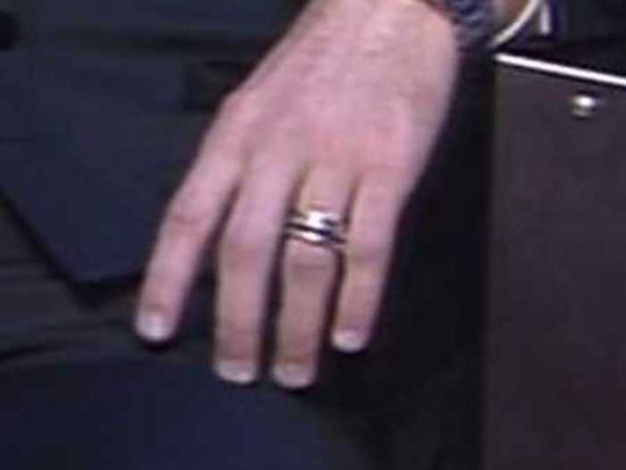 Messi was spotted wearing an engagement ring at the Champion