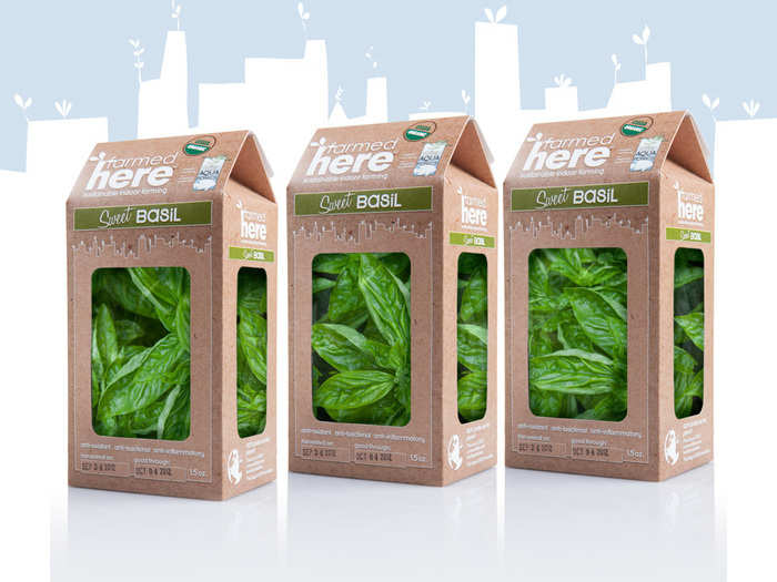 FarmedHere tries to sell their basil and leafy greens to stores that are within 25 miles of the facility to maintain their promise of providing locally-grown food.