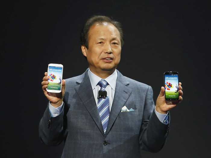 Shin was the president in charge of Samsung