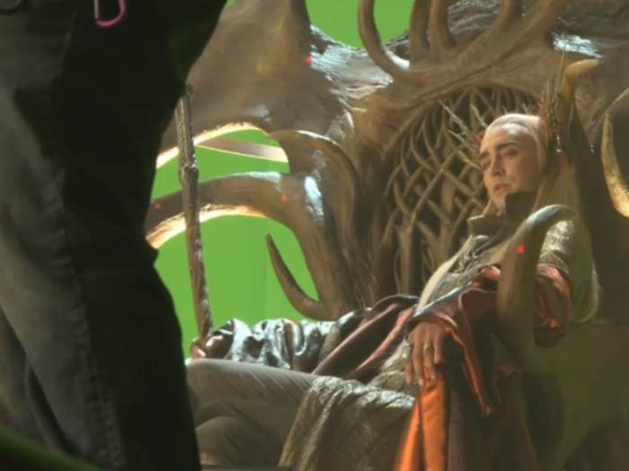 ... and Lee Pace as Thranduil, Legolas