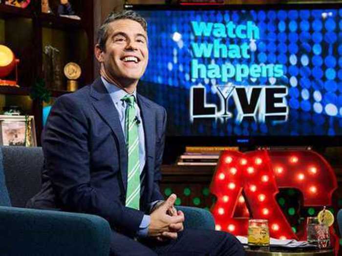 9. Andy Cohen is already an executive and on-air host.