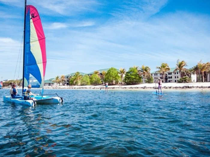 A typical day on the beach