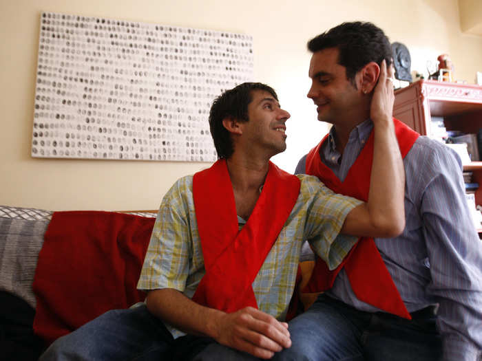 Argentina became the first country in Latin America to legalize gay marriage in 2010.