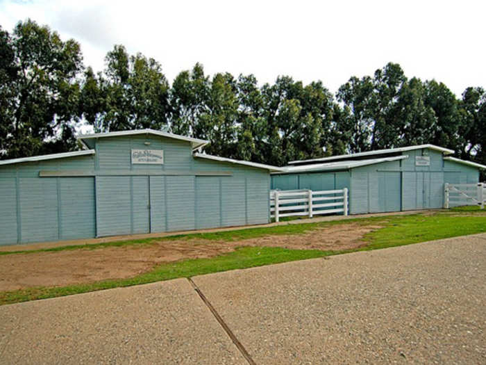 The equestrian stables