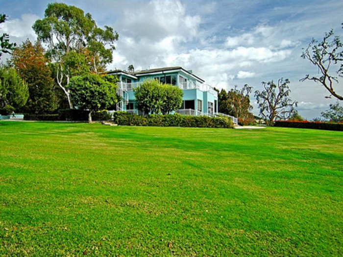 Another view of the house and lawn