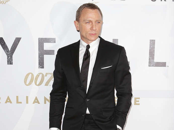 Daniel Craig channeled a real-life James Bond in an elegant suit at the Australia premiere of his film, Skyfall.