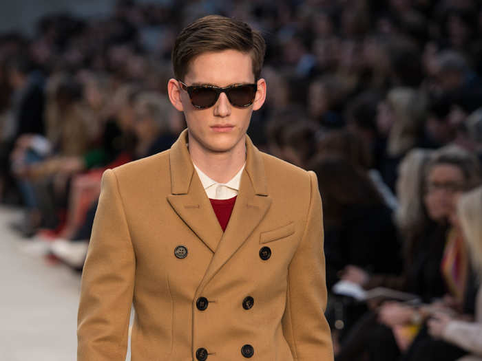 Burberry sent some classic men