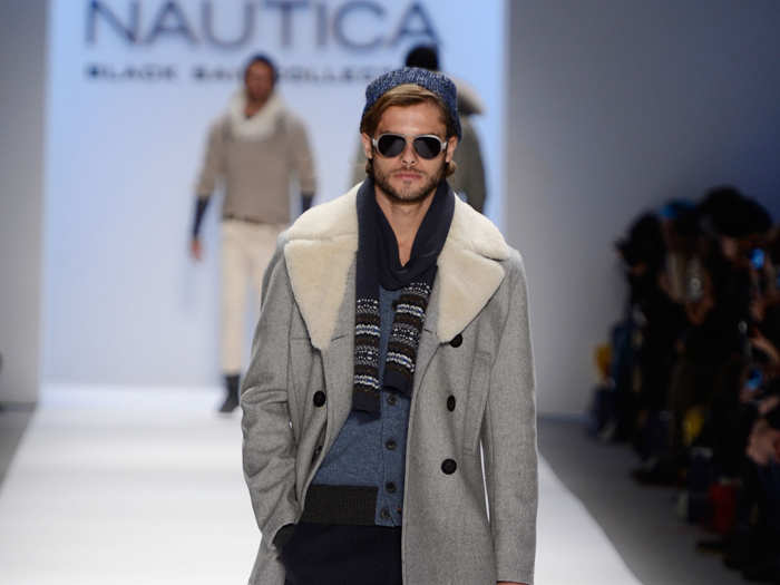 We love this polished winter look from the Nautica men