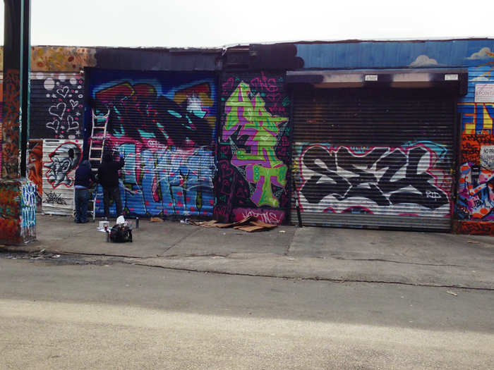 For now, the artists will continue to work the walls of 5 Pointz.