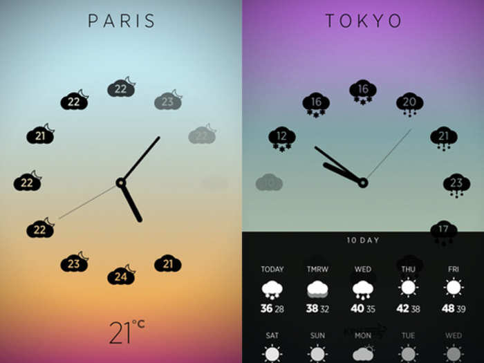 Climate Clock: a beautiful weather app with tons of forecast features