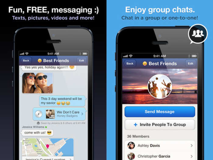 MessageMe is a new group messaging app that lets your draw doodles and even share music