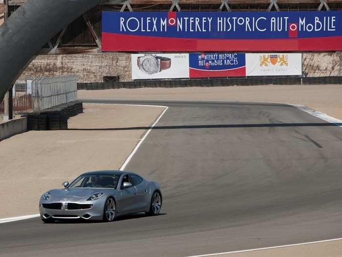 It hit the track in Monterey, California, in October 2009.