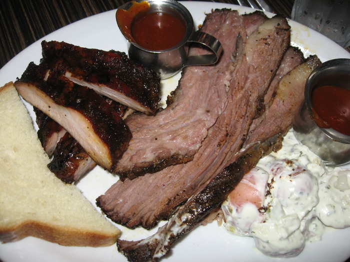 TEXAS: Sink your teeth into some barbecue beef brisket, the tender and juicy meat that