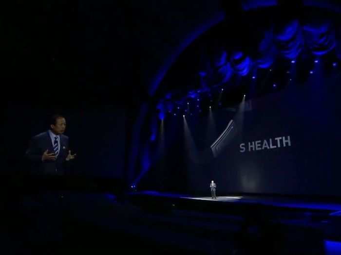 "S Health" which is supposed to track your fitness.