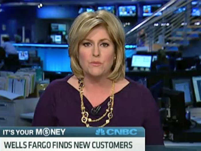 NOW:  Twenty years later and Herera is still looking good on CNBC, but with a toned down hairdo.
