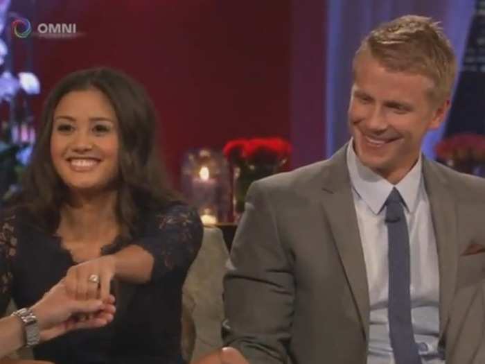 Season 17: Entrepreneur Sean Lowe is currently engaged to graphic designer Catherine Giudici.