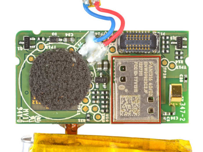 Here is an RF module outlined in red.