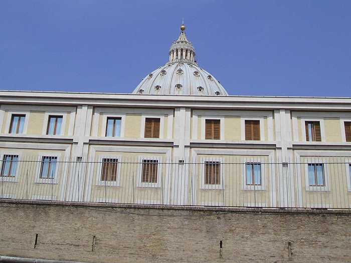 The cardinals sleep and eat at the Domus Sanctae Marthae, a residence in Vatican City, during the conclave process.