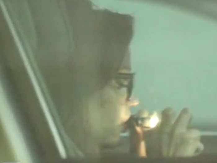 This month, Bynes was photographed driving her car and smoking a drug pipe.