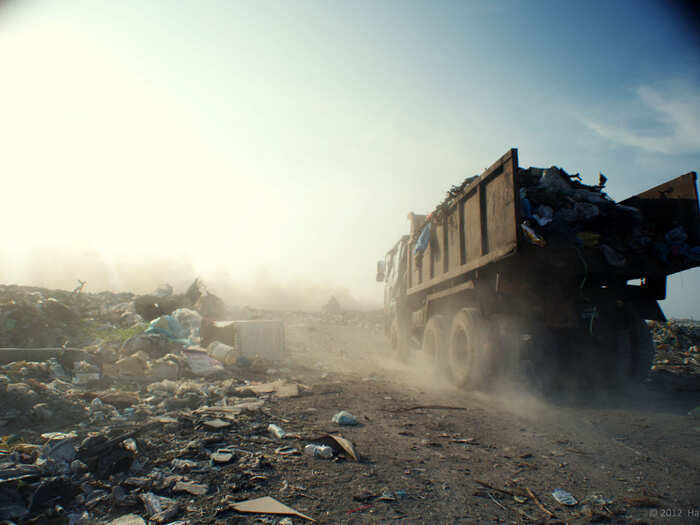 The ever-growing garbage problem was brought on by an increasing number of tourists to the Maldives.