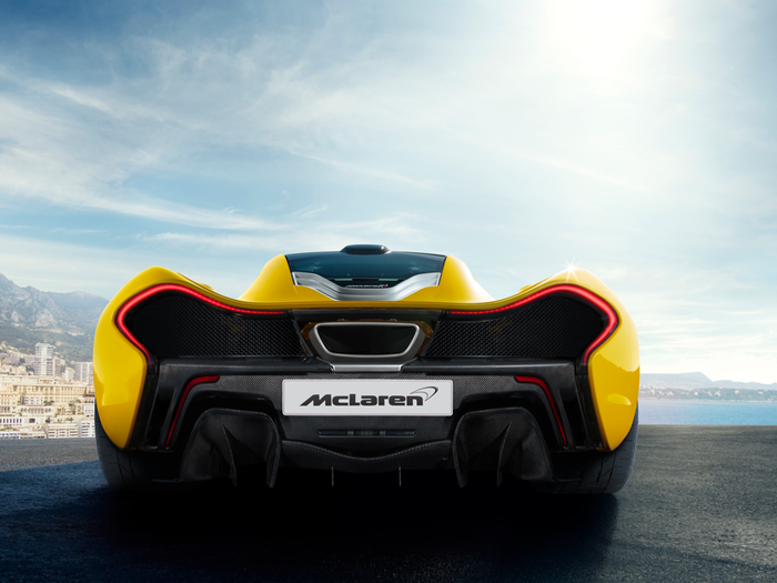 TOP SPEED: The McLaren has an electronically limited top speed of 217.5 mph.