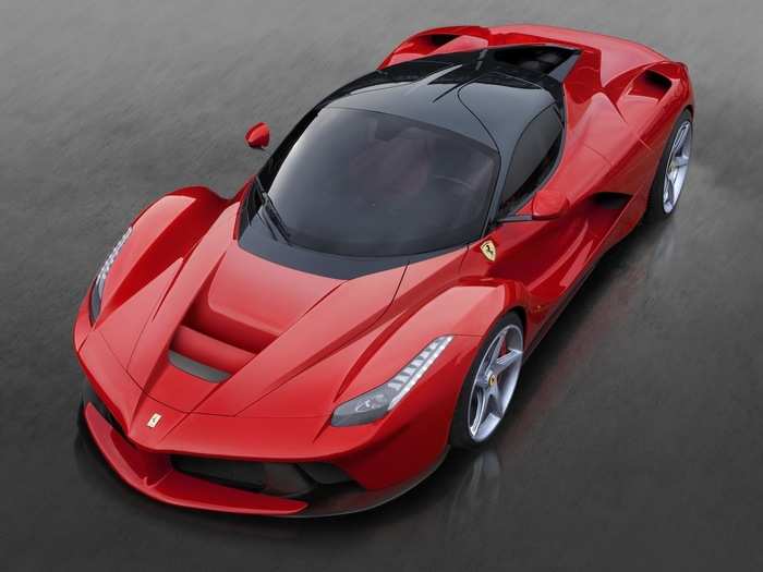 EXTERIOR: The LaFerrari is also a gorgeous car, with rear view mirrors that look like the stalks on the Pagani Huayra.