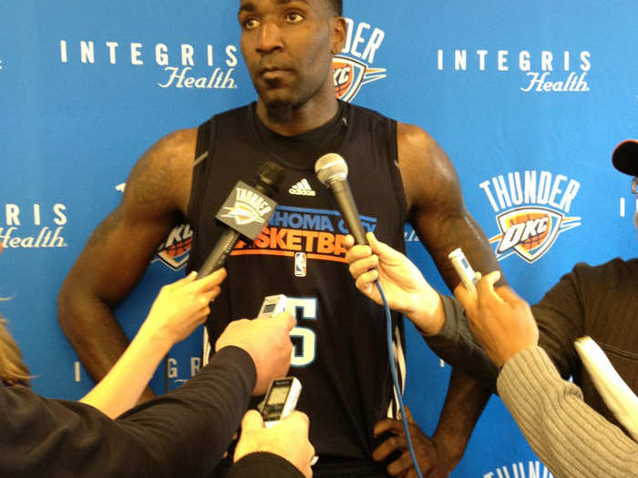 Kendrick Perkins after losing 32 pounds