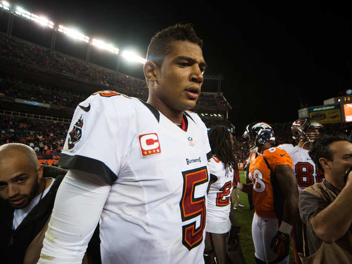 Josh Freeman after losing 20 pounds before the 2012 season