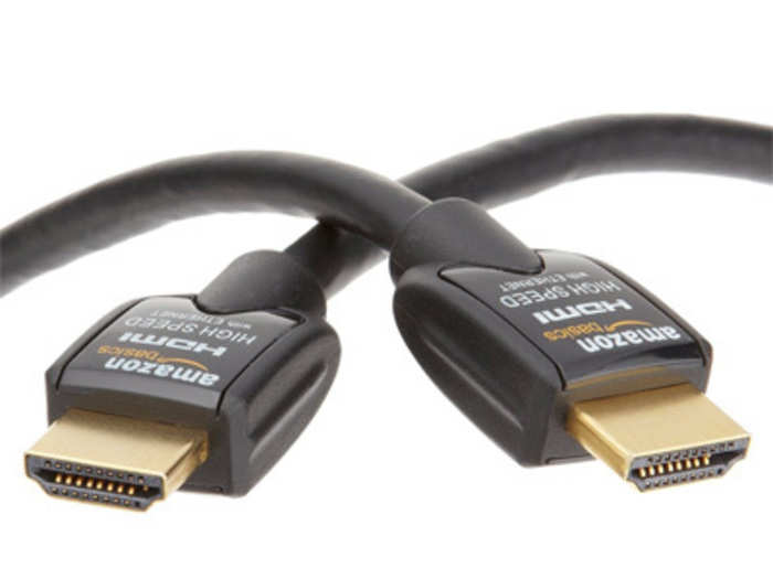 ... and an HDMI cable like this one from AmazonBasics.