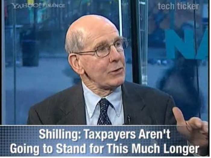 October 2009: Gary Shilling predicts a new low on the S&P