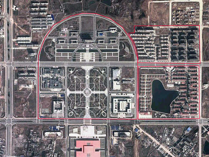 There are also some large empty developments in Xinyang.