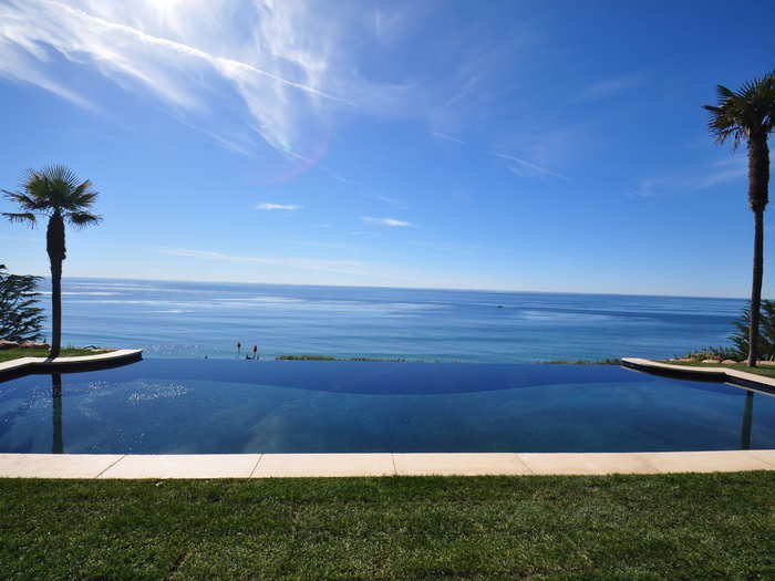 The view from the pool is beyond spectacular.