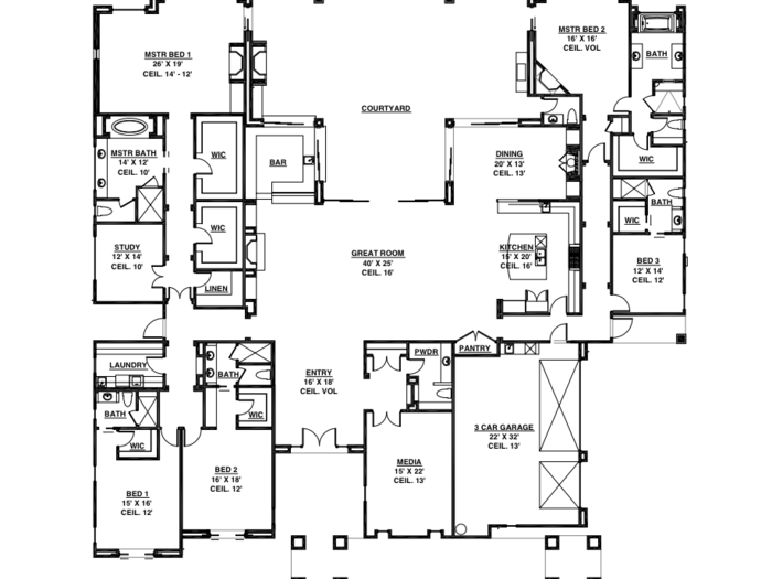 A last look at the gigantic floor plan.