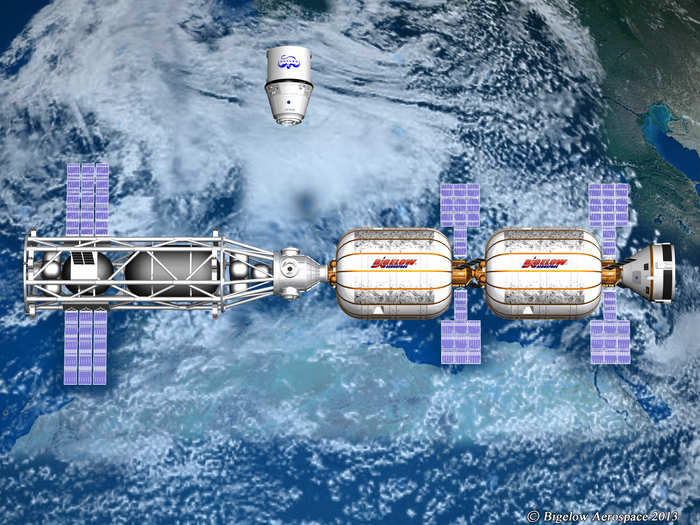 Companies or governments could use the space station to do scientific research in microgravity. They offer a lot more space for less money than the International Space Station.