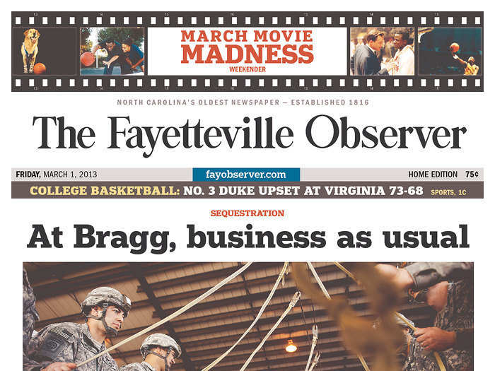 The Fayetteville Observer in North Carolina explains in depth about what the cuts mean for Fort Bragg, where about 8,500 civilian employees are set to be furloughed.