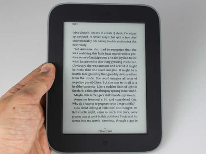 Barnes & Noble Nook Simple Touch -- The Nook Simple Touch is pretty easy to open and the battery is easy to replace. Issues may arise because the front glass, GlowLight LEDs, and digitizer are fused together.