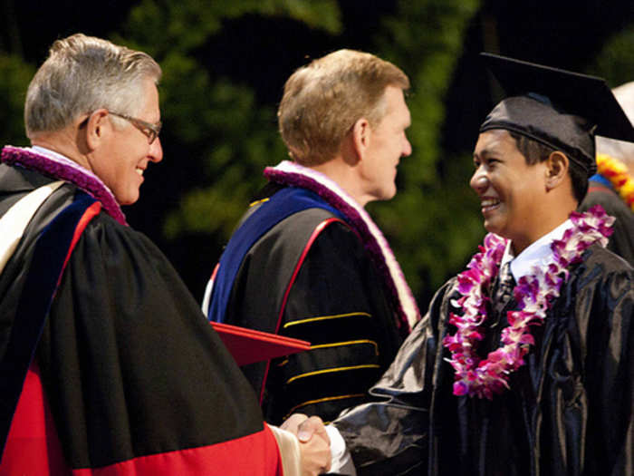 According to the most recent US Census, 89.8 percent of Hawaiians graduated from high school and 29.4% graduated from college--both higher than the national average.